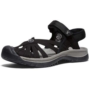 KEEN Women's Sz 7‎ Rose Casual Closed Toe Sandals Black Machine Washable